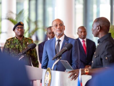 [Ariel Henry and William Ruto]